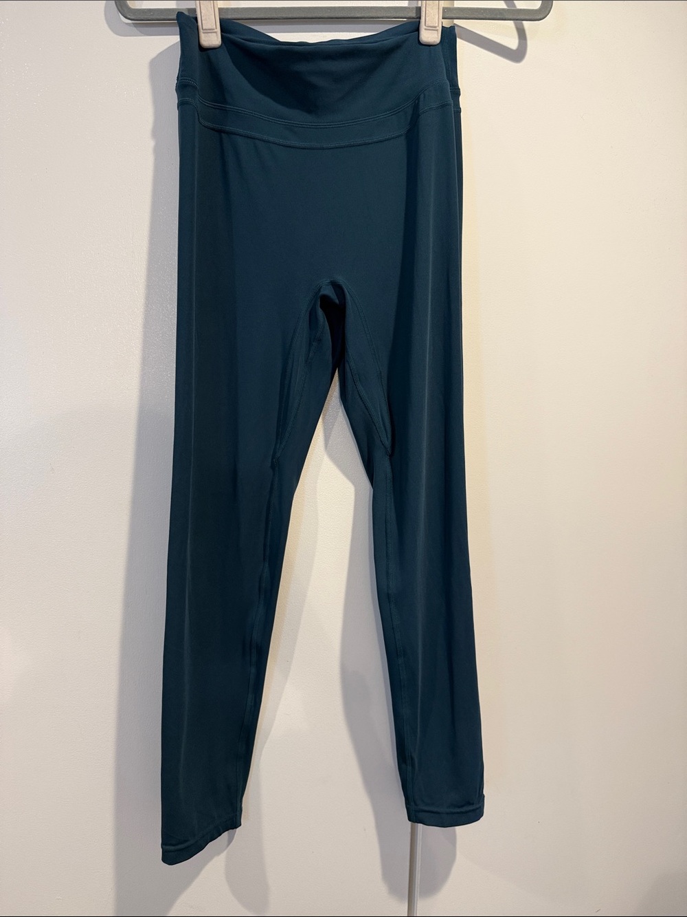 High-Waist Women's Leggings in Deep Teal
